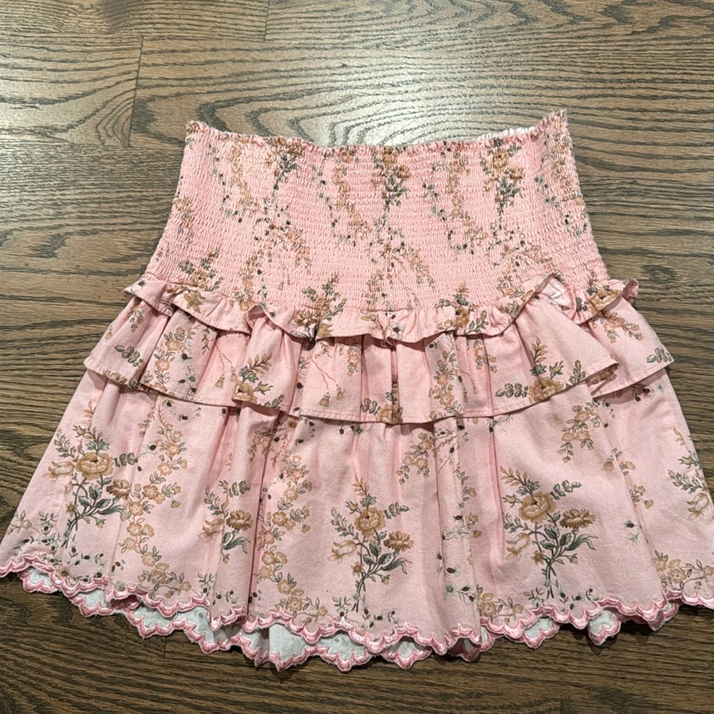 Love shack fancy cotton skirt. Size medium.